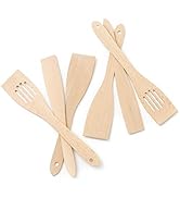 Tuuli Kitchen Set of Kitchen Utensils Beech Wood (6 x Spatulas 30 cm)
