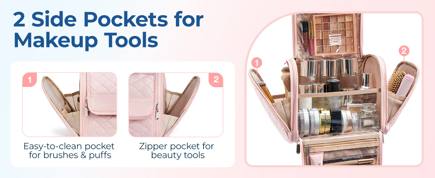 BAGSMART Cosmetic Bag