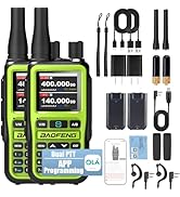 BAOFENG UV-5R Mini Ham Radio Handheld Long Range Walkie Talkies with Airband Reception Wireless A...