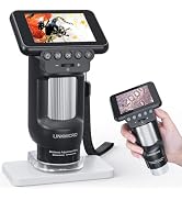LINKMICRO LM013 Microscope for Kids Adults, 2.8" Portable Handheld Microscope with LCD Screen, Po...