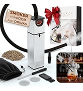 Gramercy Cocktail Smoker Kit - Indoor Drink & Food Infuser with Wood Chips | Gift Box, Cleaning B...