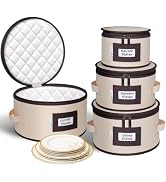 China Storage Containers, 4-Pack Hard Shell Plate & Dish Cases for Moving | Padded dividers and q...