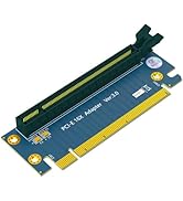 IYUANEPRO PCI-E 16X Riser Card Adapter – Flexible 90° Right Angle GPU Mount, 16X to 16X Gen 4.0 E...