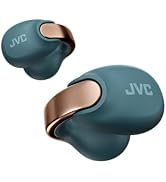 JVC nearphones Open Ear-Cuffs Wireless Headphones with Clasp Mechanism, Multipoint, Single Ear us...