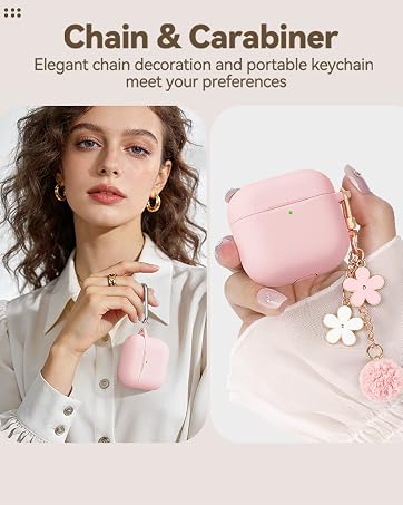 with Floral Chain & Carabiner