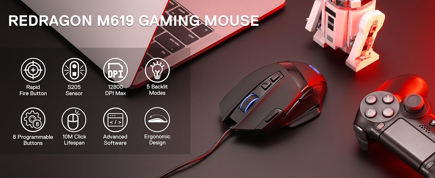 m619 gaming mouse