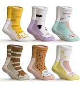DoSmart Kids Fuzzy Slipper Socks Boys Girls Toddler Non Slip Warm Fluffy Winter Funny Thick Cozy ...