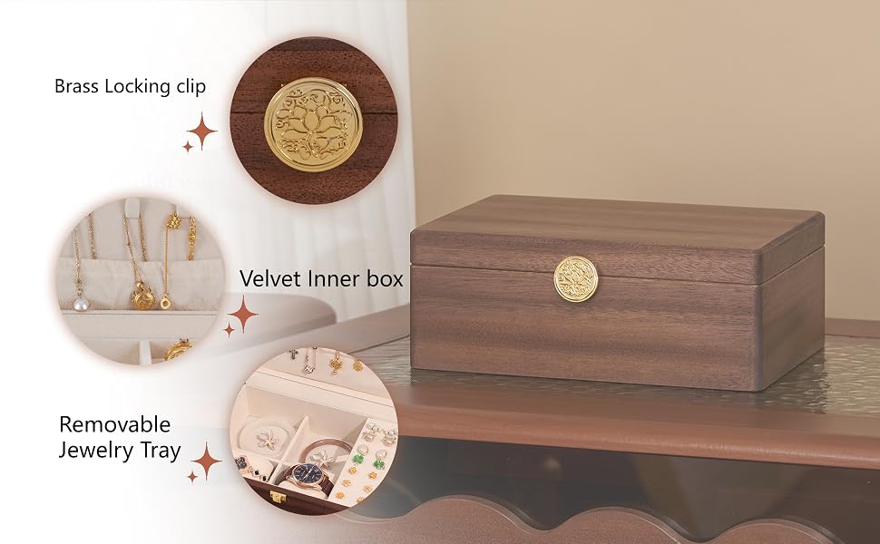 wood jewelry organizer