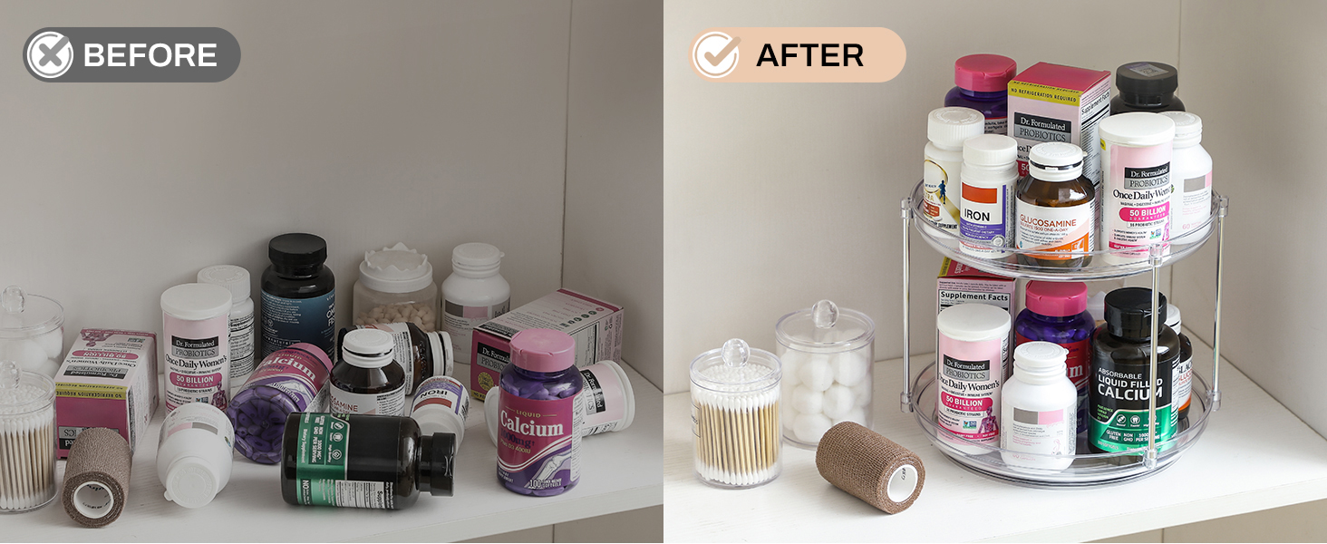 lazy susan turntable organizer