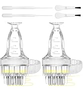 2 PCS Minoxidil Applicators with 2 Brush/2 Dropper, Hair Serum Applicator | Small Minoxidil Appli...