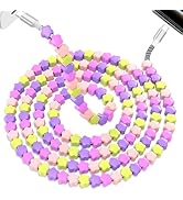 Jelanry 6.6FT USB-C to USB-C Cable Cute Star Beaded Cord, 60W PD Charging & Data Sync, Type C Cha...
