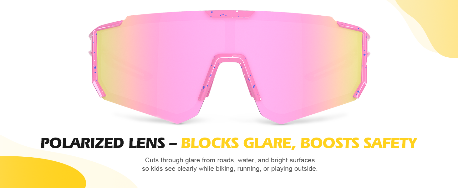 Kids Baseball Sunglasses for Boys Girls
