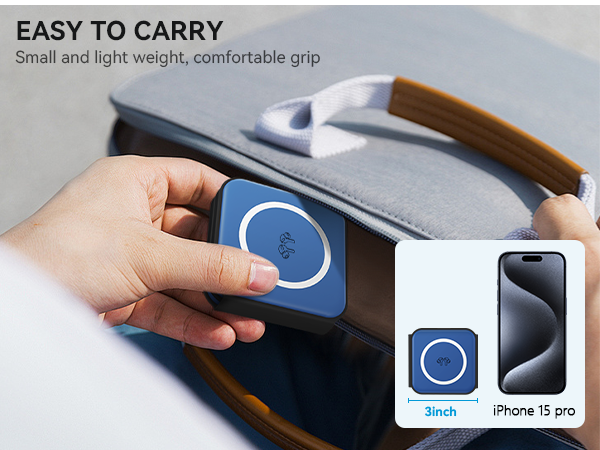 Folds up to 3inch in size and ready to take with you