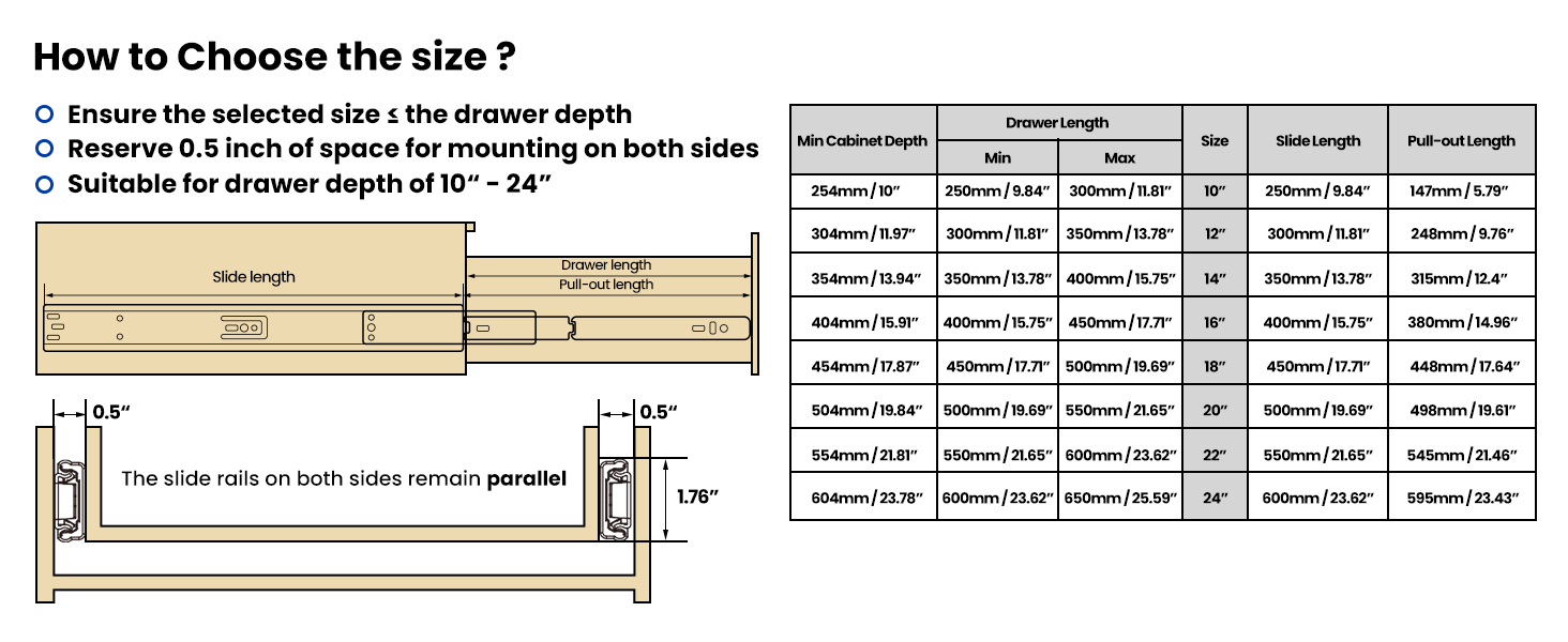 drawer slides