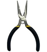 BOOSDEN Needle Nose Pliers 5 inch with Side Cutters, Small Needle Nose Pliers Mini, Long Needle N...