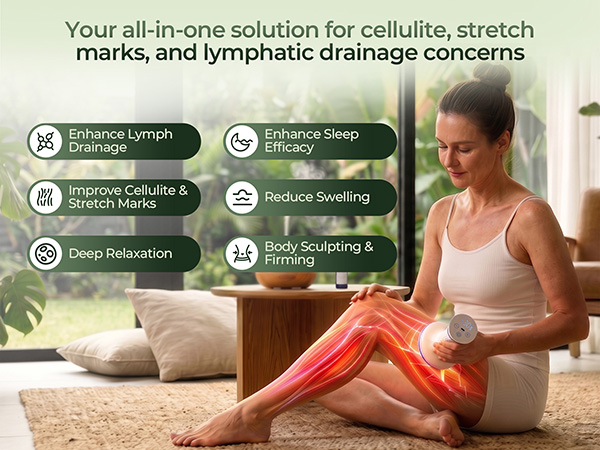 Your all-in-one solution for cellulite, stretch marks, and lymphatic drainage concerns
