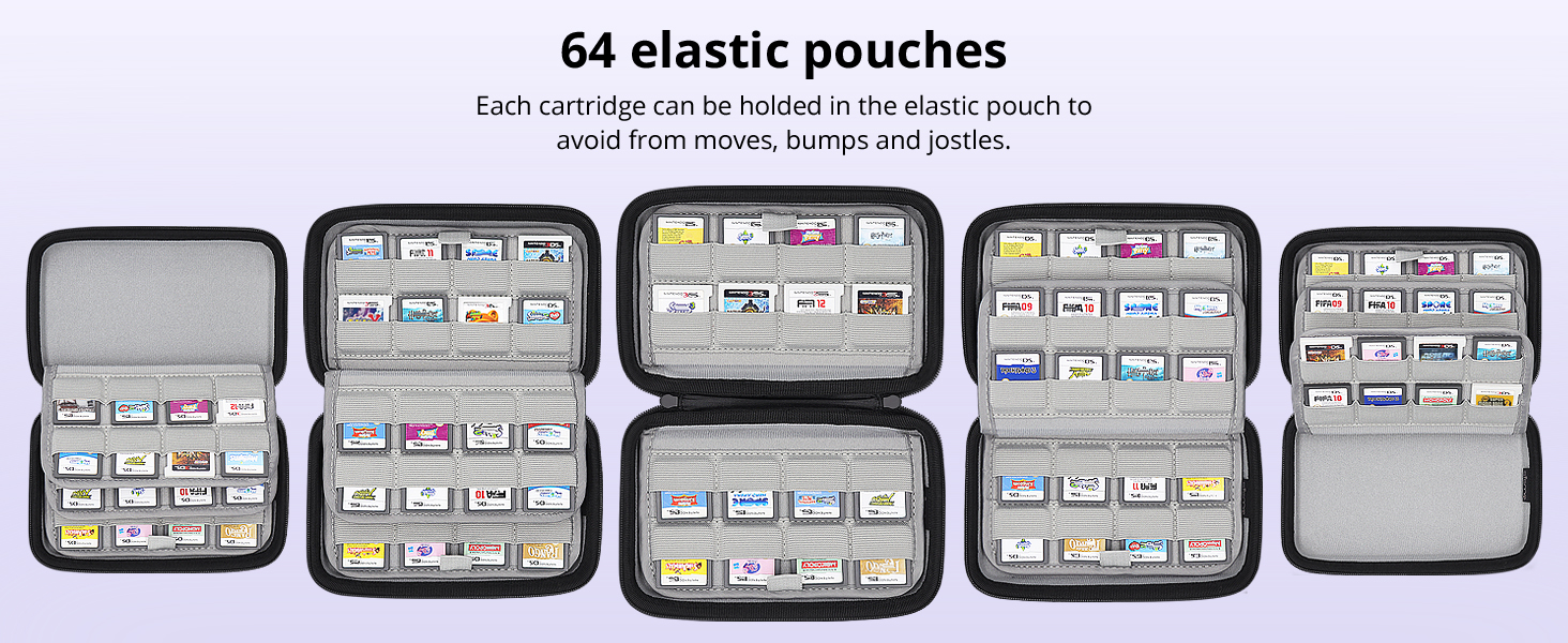 sisma game organizer for nintendo 3ds ds swtich 2 game cards