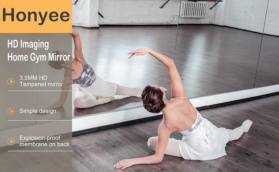 Honyee home gym mirror