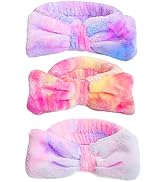 WSYUB Spa Headband,Makeup Headband, Bow Headband for Washing Face, Teen Girls Fuzzy Skincare Head...