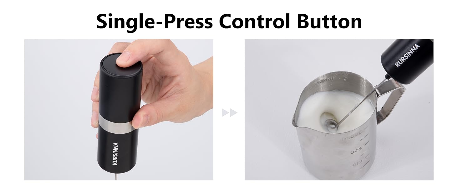 Press To Get Frothy Foam