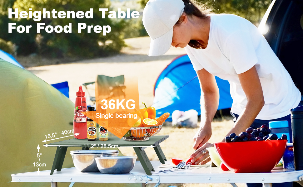 Fold Up Beach Table, Aluminum Folding Table