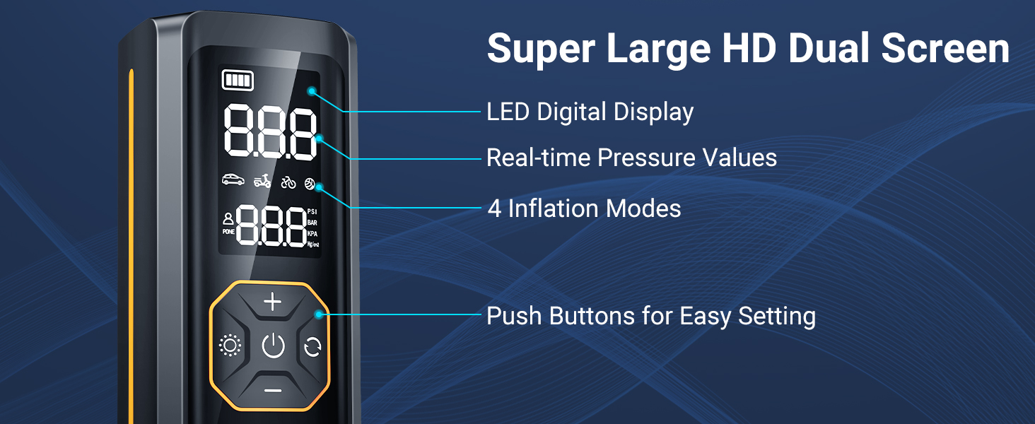 Tire Inflator Portable Air Compressor