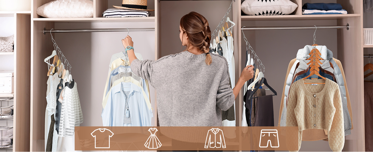 closet hangers space saver