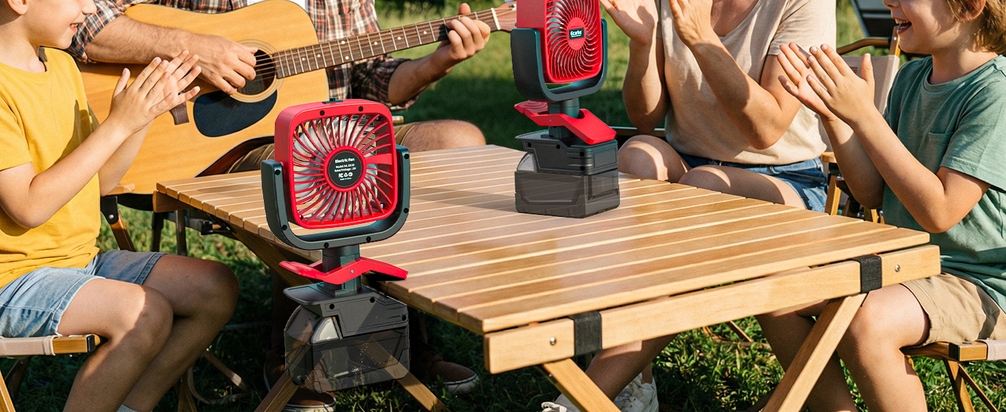 battery fan