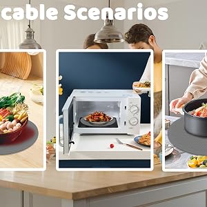 safe grabs silicone mats for microwave