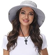ANOTHER CHOICE Sun Hat Women Wide Brim Breathable Nylon Outdoor Hiking Hat Summer Fishing Hat wit...