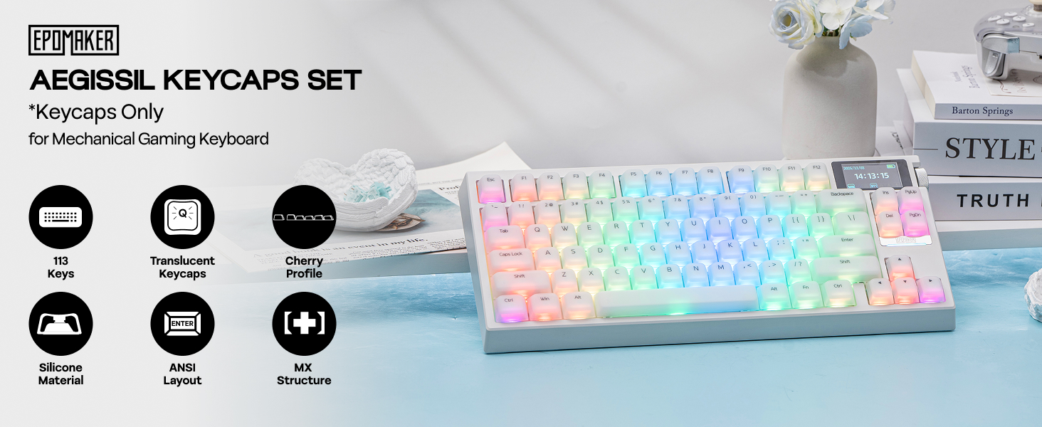 EPOMAKER AegisSil Keycaps
