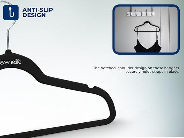 10 Pack Velvet Hangers - Non-Slip with 360° Swivel Hook Ultra-Thin, Lightweight Velvet Hangers