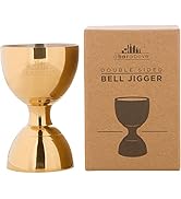 A Bar Above Premium Bell Jigger with 10 Measurements Inside - Professional & Heavy-Duty 304 Stain...