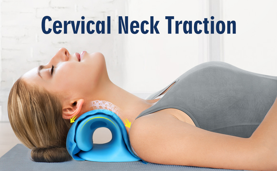 Cervical Neck Traction Pillow just 10 minutes for neck pain relief