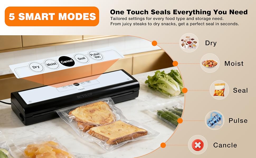 vacuum seal for food