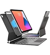 TabletKeyer Magic for iPad 9th 8th 7th Generation 10.2 inch Case with Keyboard, Trackpad Floating...
