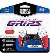 KontrolFreek Performance Grips for PlayStation 5 (PS5) Controller (Inferno Red)