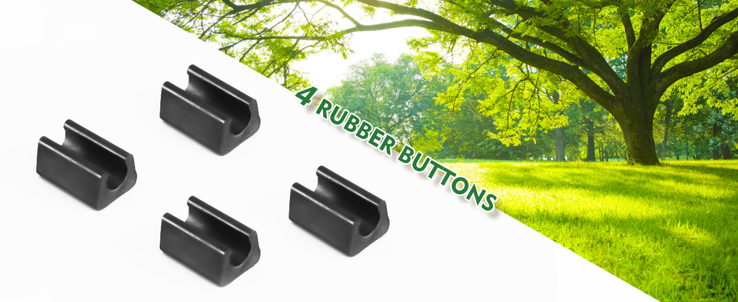 4 rubber buttons