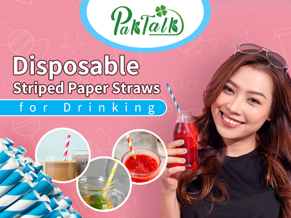 red & white paper straws