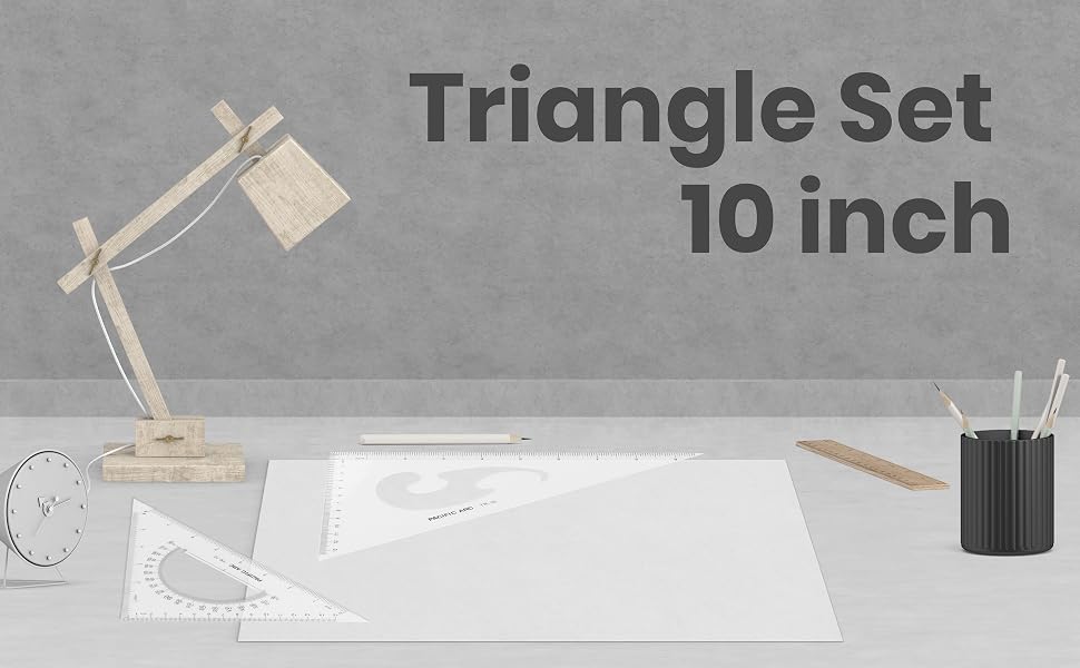 10 inch triangle set