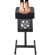 Akynjtbca Pedicure Footrest with Dust Cleaning Fan, Adjustable Height Manicure Station,Portable P...