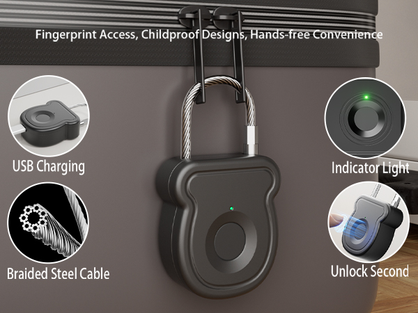 Zipper Handbag Lock