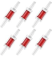 Pawfly 6 PCS Aquarium Check Valve for Common Air Pump Plastic One-Way Non-Return Valve Pump Prote...
