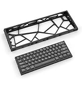 kutethy KY60 Hollow Out Aluminum Keyboard Case,60% Mechanical Keyboard Shell Custom Keyboard Bare...