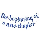 BEISHIDA The Beginning of A New Chapter Banner, Farewell party decorations,Graduation Sign 2025 B...