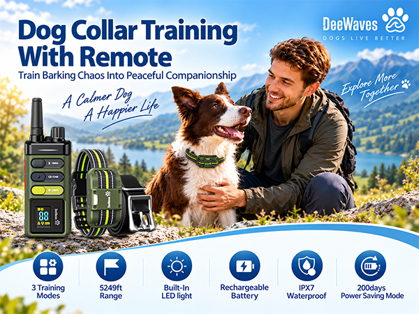 Deewaves dog shock collar