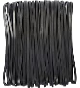 AMUU Rubber Bands Black 12inch Large 35 Pieces Heavy Duty Large Rubber Band for File folders Tras...
