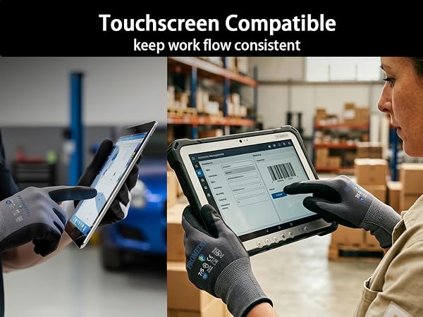 Operate smartphones, tablets and industrial touch panels accurately without removing gloves.