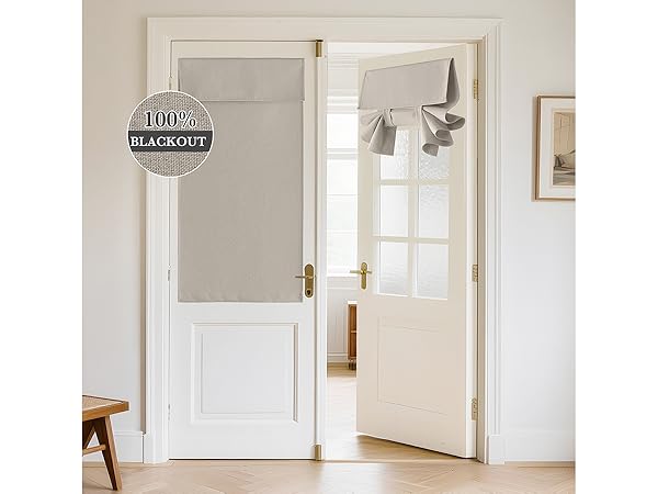 door window curtains