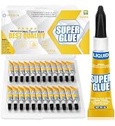 Super Glue Liquid Clear, 24 X 3g All Purpose Strong Adhesive Ca Glue Cyanoacrylate Quick Dry Inst...